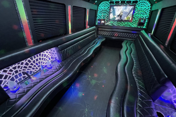 San Marcos Limo Bus Interior