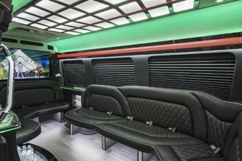 San Marcos Sprinter Party Bus Interior