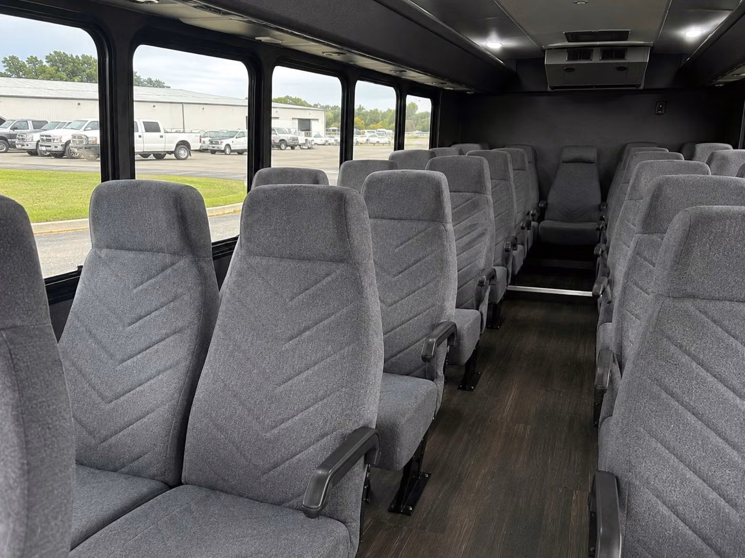 15 passenger minibus inside