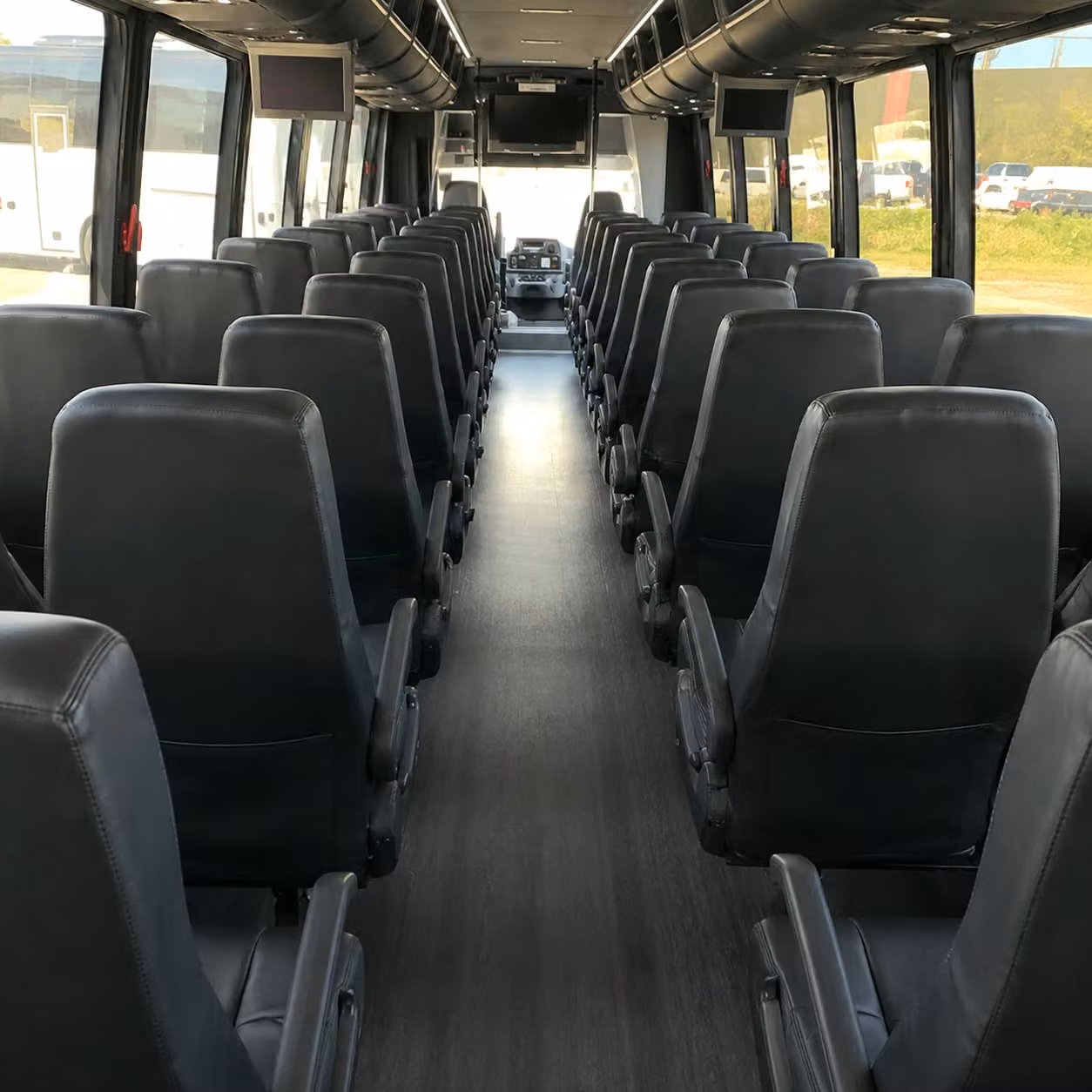 28 passenger minibus interior