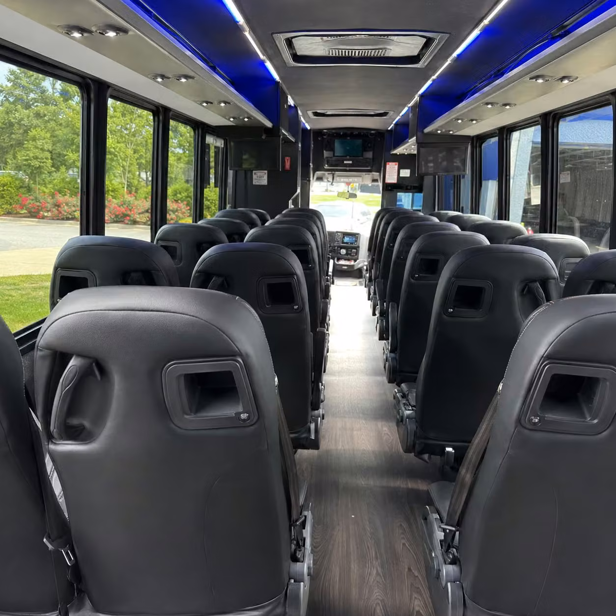 30 passenger minibus inside