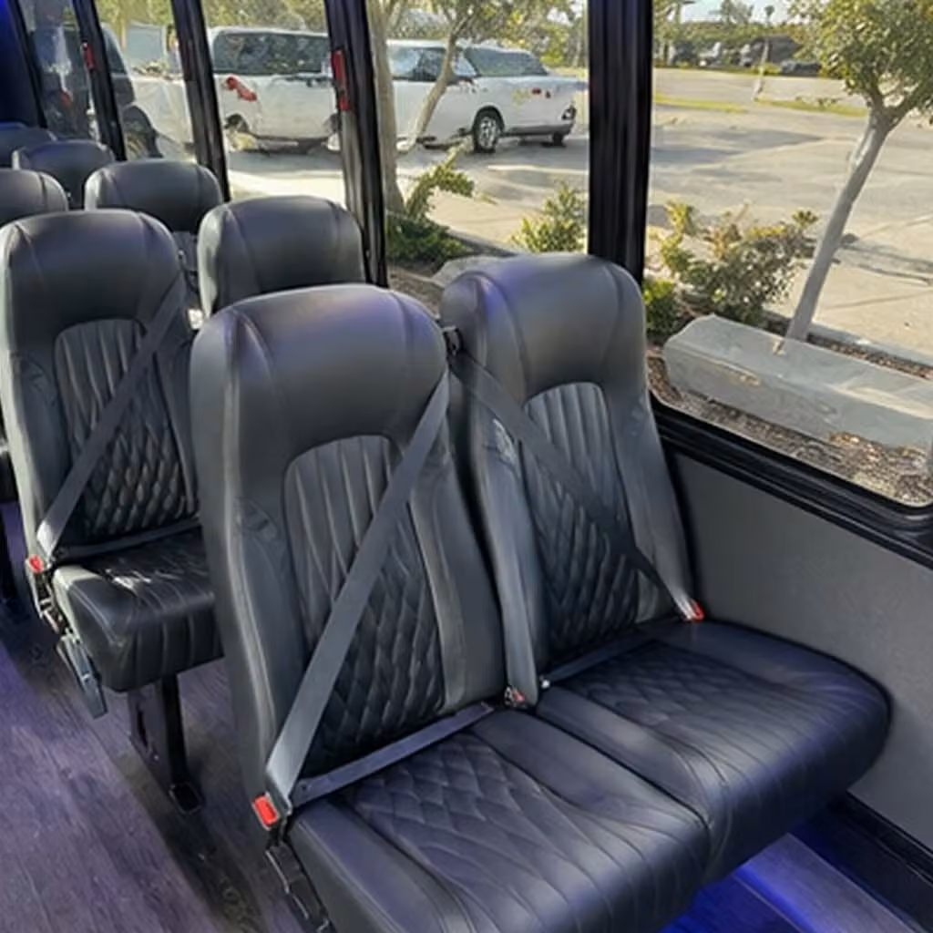 30 passenger minibus interior