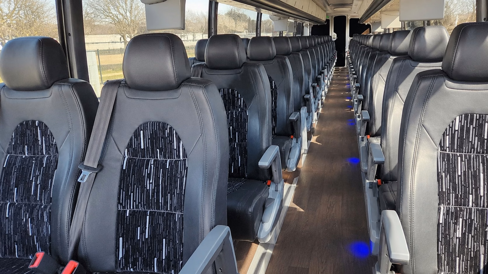 san marcos charter bus rental inside