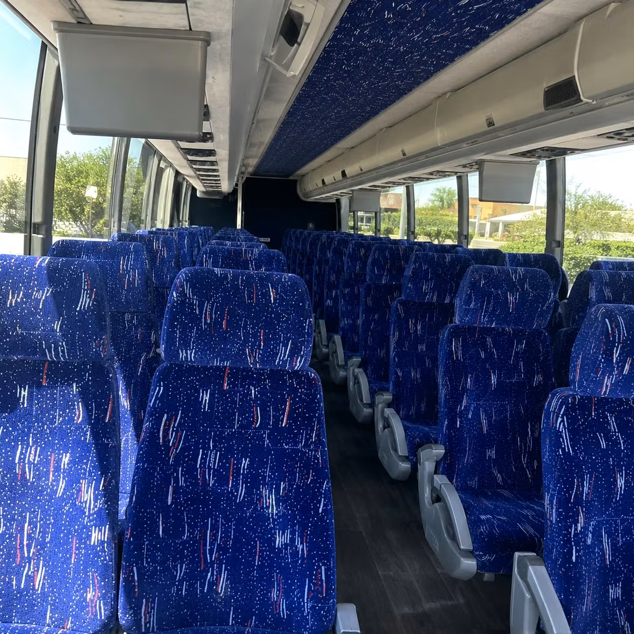 san marcos charter bus rental interior