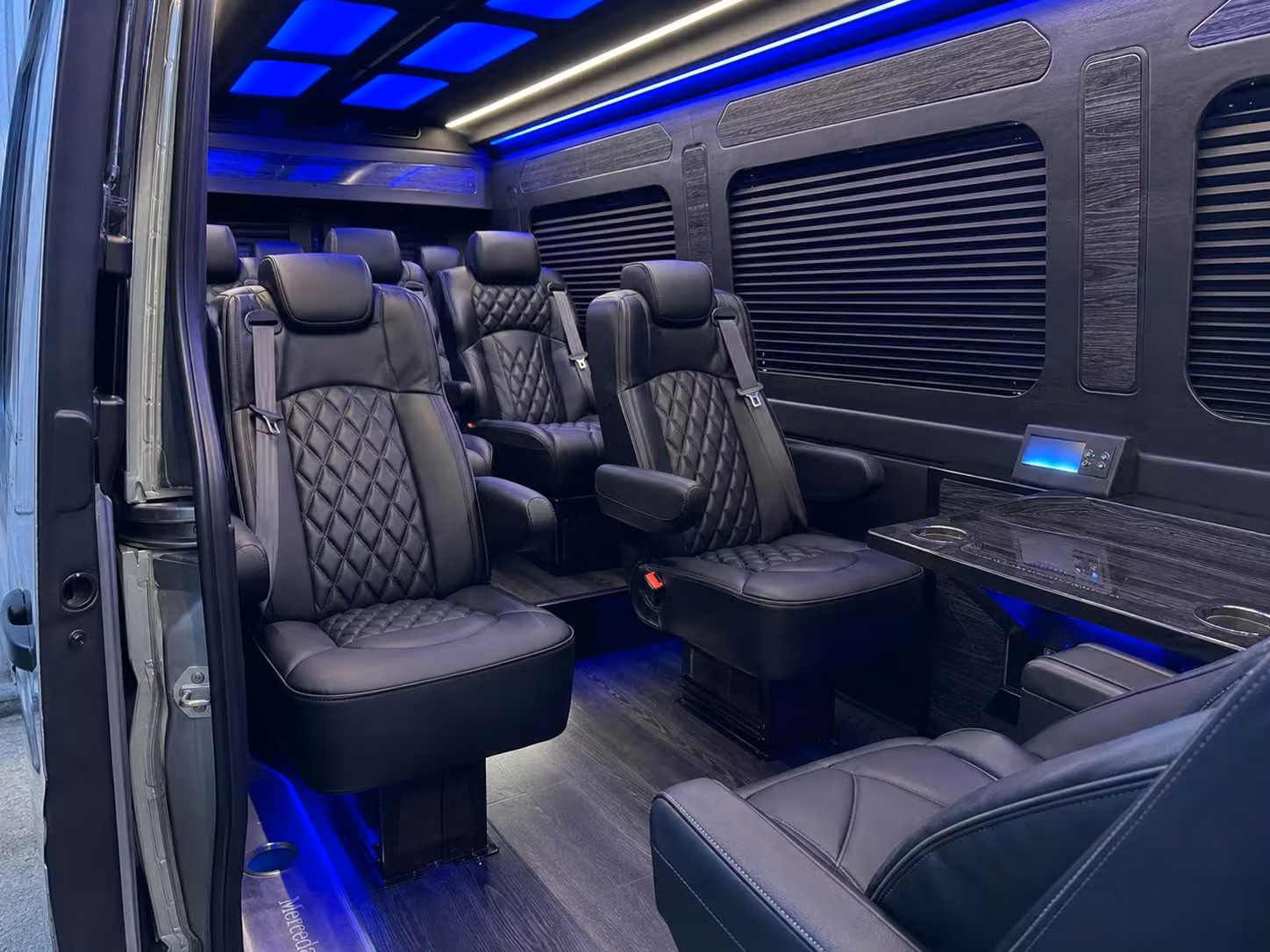 sprinter van transportation for groups and events across san marcos